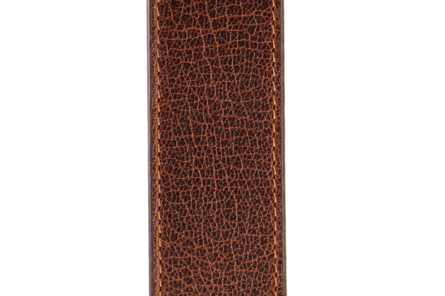 1.5" Dark Tan Heritage Buffalo Vegetable Tanned Leather Strap