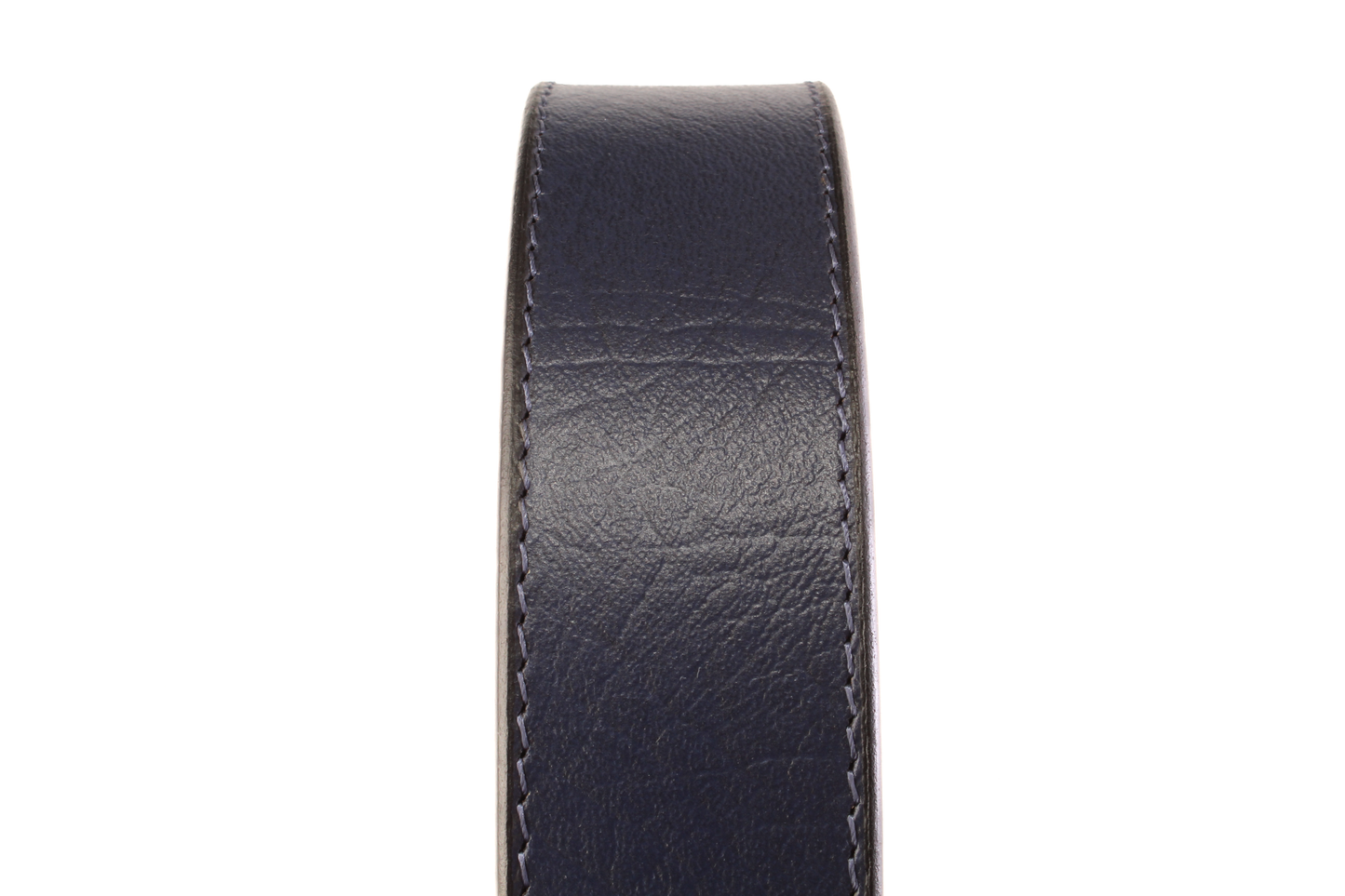 1.25" Navy Buffalo Vegetable Tanned Leather Strap