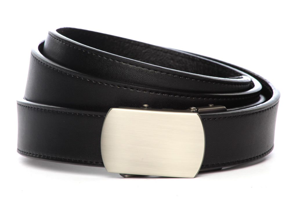 1.25 Black Vegan Leather with Classic GM w/ Curve