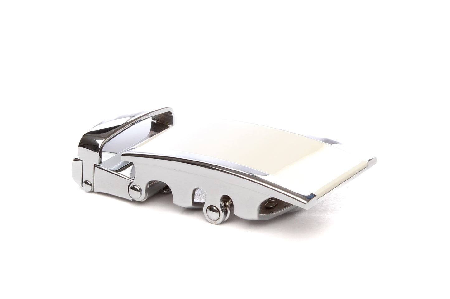 1.5" White Onyx Buckle in Silver - Anson Belt & Buckle