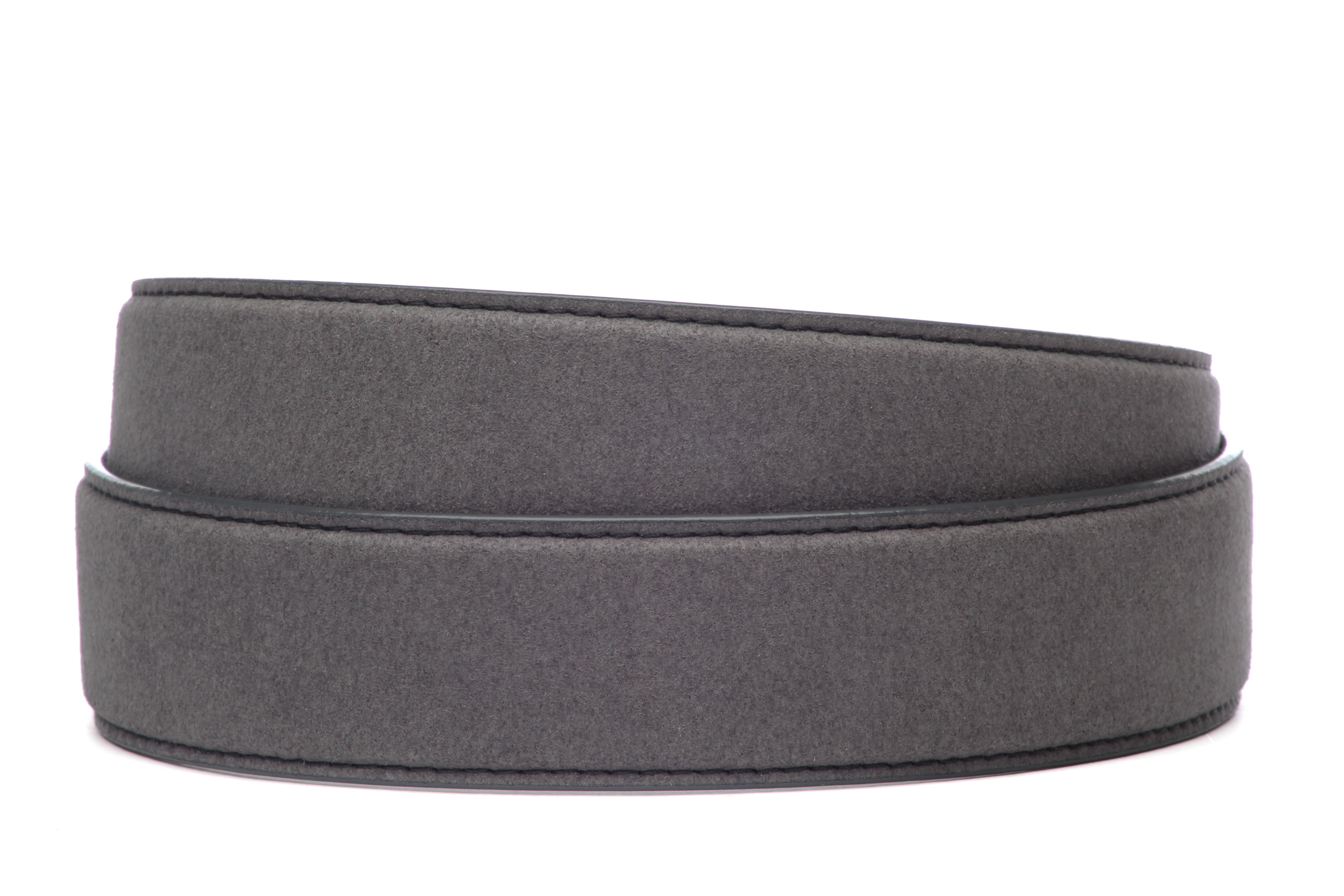Micro-Suede Belt Strap - Men's Ratchet Belt - Graphite, 1.5" | Buy Anson Belt