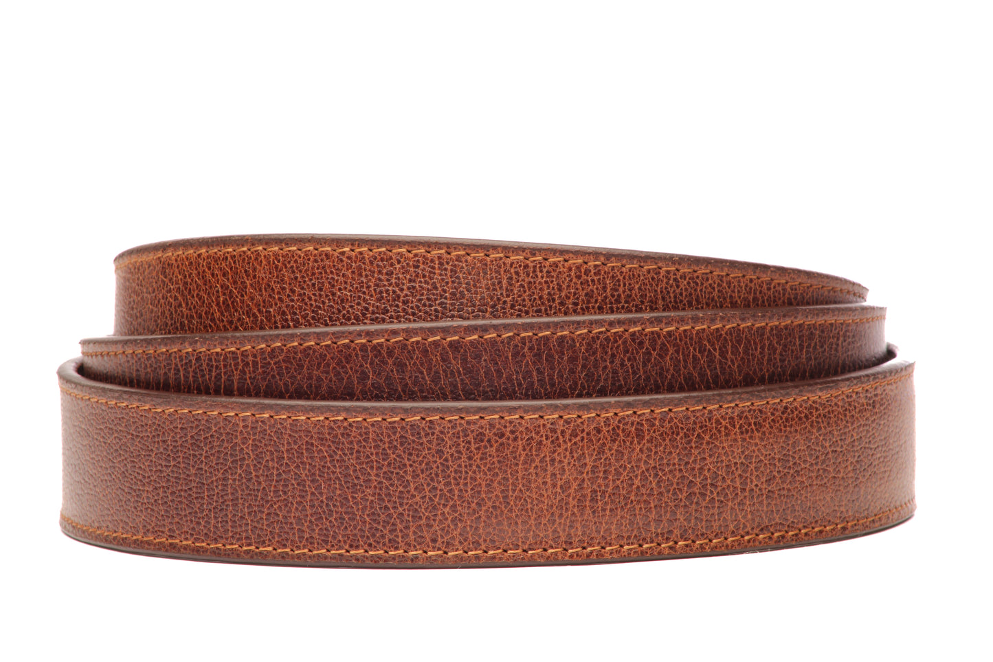 1.25" Dark Tan Heritage Buffalo Vegetable Tanned Leather Strap