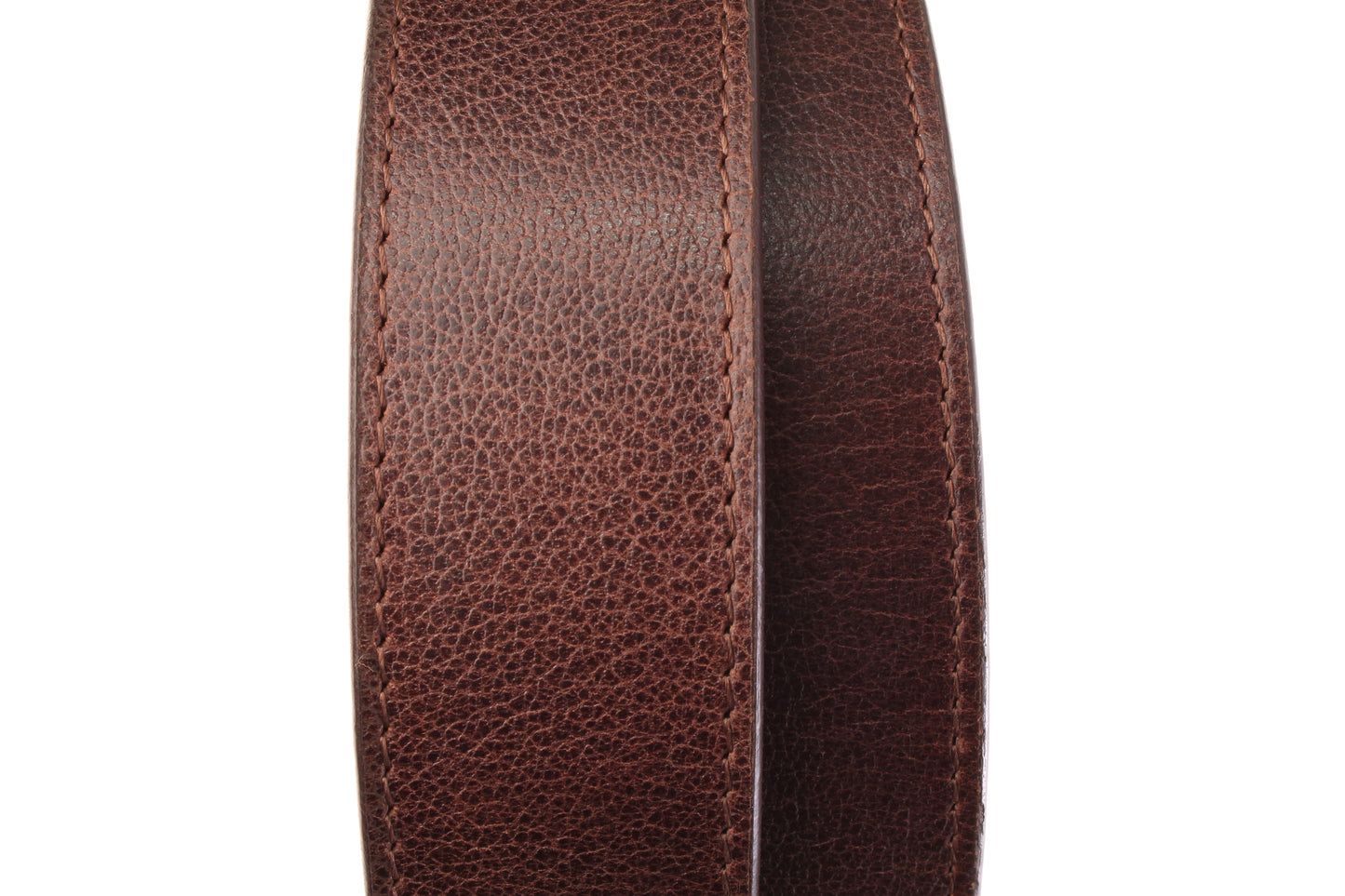 1.5" Dark Brown Heritage Buffalo Vegetable Tanned Leather Strap