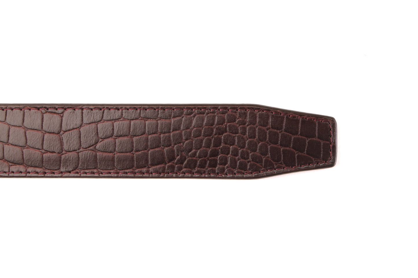 1.5" Picante Crocuffalo Vegetable Tanned Leather Strap