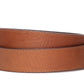 “Casual Leather” Anson Belt set, casual look, 1.5 inches wide, tan full grain buffalo leather strap