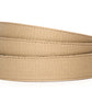Men's canvas belt strap in khaki with a 1.25-inch width, casual look