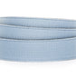 Men's canvas belt strap in light blue with a 1.25-inch width, casual look