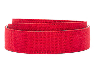 Red Canvas Strap