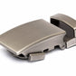 Men's classic ratchet belt buckle in gunmetal with a 1.25-inch width.