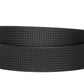 Men's concealed carry belt strap in black woven invincibelt, 1.5 inches wide, casual look