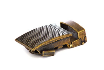 Anson Golf Buckle in Antiqued Gold