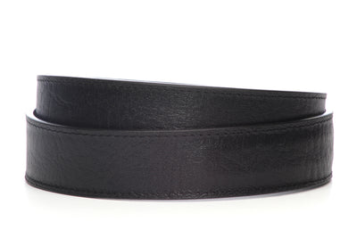 Black Buffalo Vegetable Tanned Leather Strap