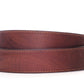 Men's leather belt strap in marbled tan buffalo vegetable tanned, 1.5 inches wide, formal look