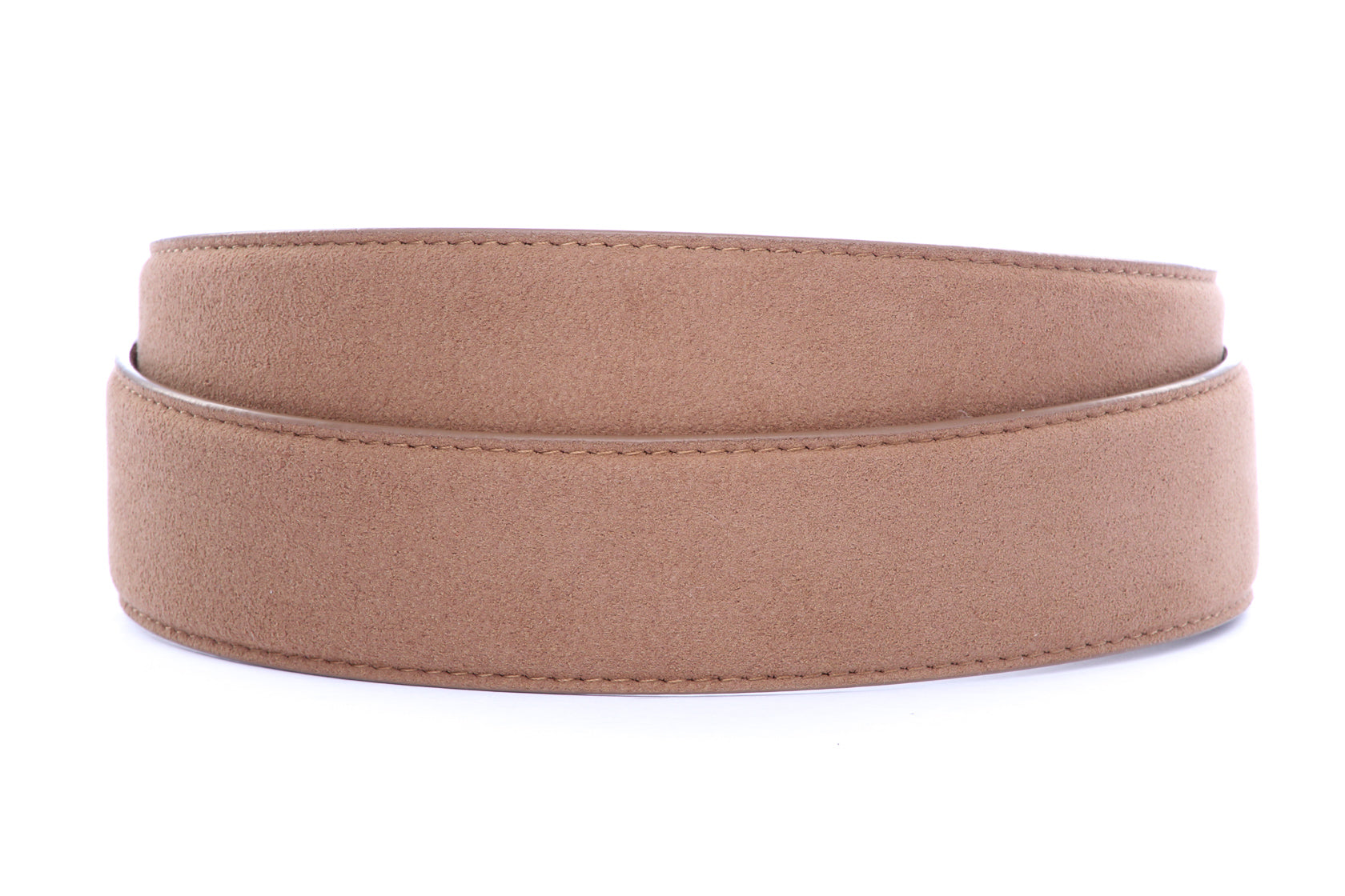 Micro-Suede Belt Strap - Men's Ratchet Belt - Beige, 1.5" | Buy Anson Belt