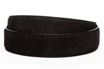 Black Micro-Suede Strap