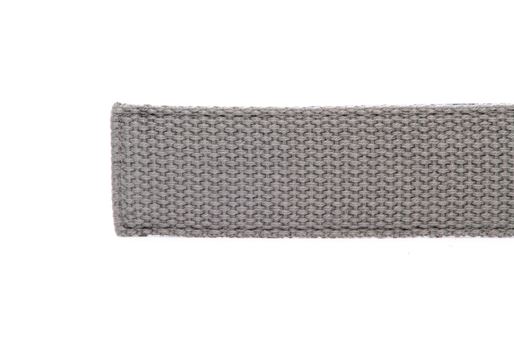 1.25" Grey Canvas Strap - Anson Belt & Buckle