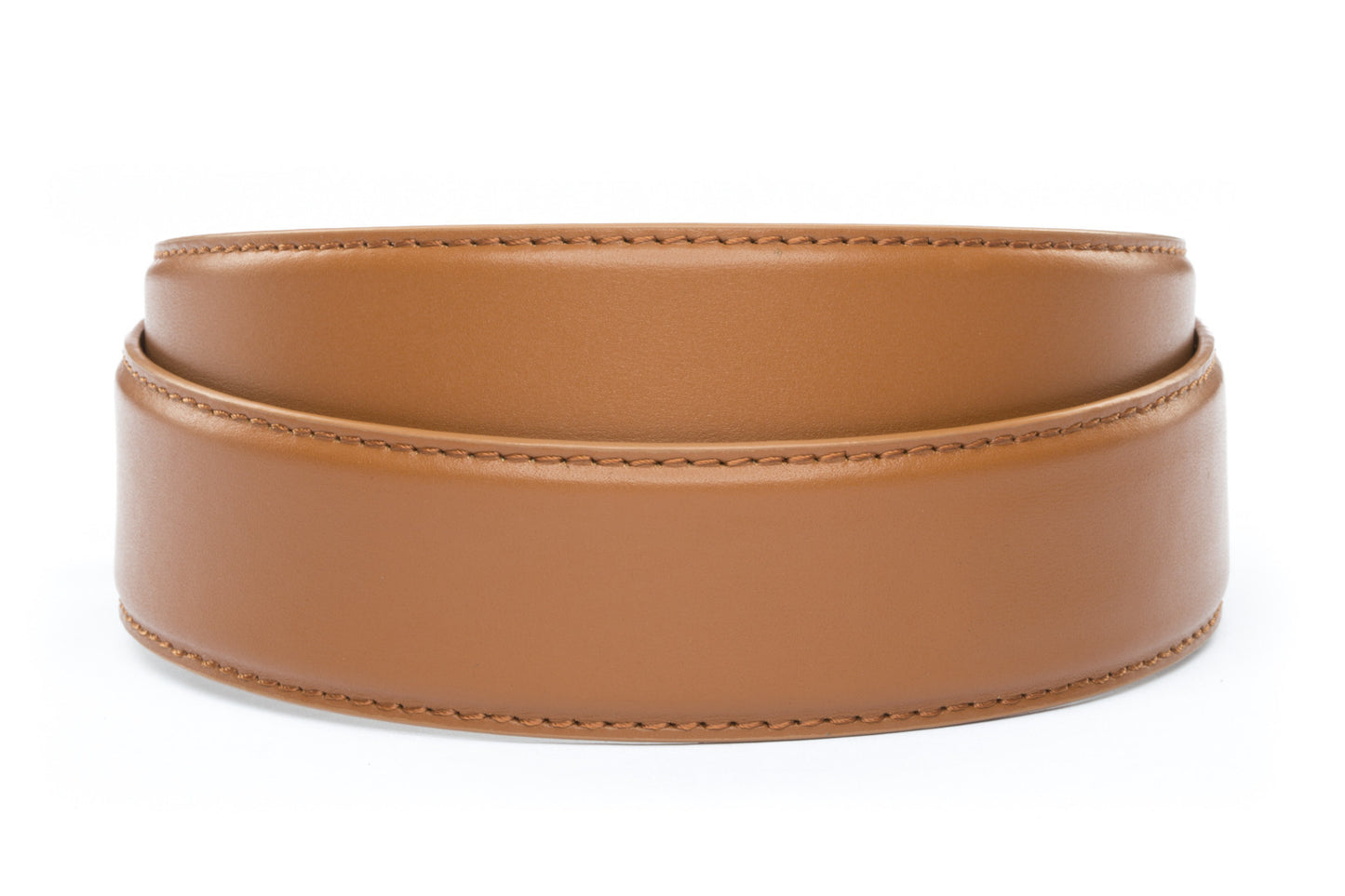 1.5" Saddle Tan Leather Strap - Anson Belt & Buckle