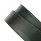 1.5" Evergreen Marbled Buffalo Leather Strap