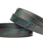 1.5" Evergreen Marbled Buffalo Leather Strap