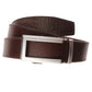 1.5" Brown Buffalo Vegetable Tanned Leather w/Traditional in Silver Buckle