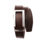 1.5" Brown Buffalo Vegetable Tanned Leather w/Traditional in Silver Buckle