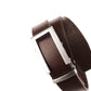 1.5" Brown Buffalo Vegetable Tanned Leather w/Traditional in Silver Buckle