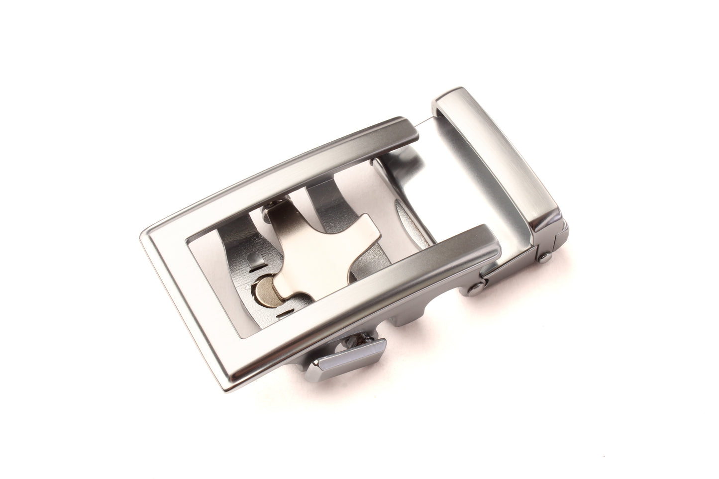 1.5" Brown Buffalo Vegetable Tanned Leather w/Traditional in Silver Buckle