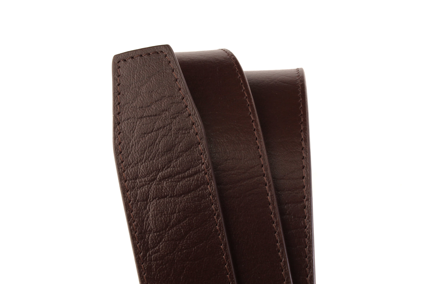 1.5" Brown Buffalo Vegetable Tanned Leather w/Traditional in Silver Buckle