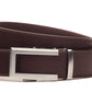 1.5" Brown Buffalo Vegetable Tanned Leather w/Traditional in Silver Buckle