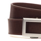 1.5" Brown Buffalo Vegetable Tanned Leather w/Traditional in Silver Buckle