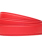 Red Micro-fiber strap on a white background