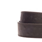 1.5" Black Ostrich-Embossed Leather Strap - Anson Belt & Buckle