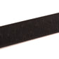 1.5" Black Ostrich-Embossed Leather Strap - Anson Belt & Buckle