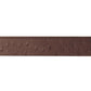 1.5" Brown Ostrich-Embossed Leather Strap - Anson Belt & Buckle