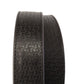 1.5" Black Woven-Embossed 🐃 Buffalo Leather Strap