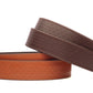 **LIMITED RELEASE** 1.5" Woven-Embossed Buffalo Leather Strap - Anson Belt & Buckle