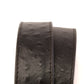 1.5" Black Ostrich-Embossed Leather Strap - Anson Belt & Buckle