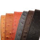 Ostrich-Embossed Vegetable Tanned Leather - Anson Belt & Buckle