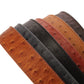 Ostrich-Embossed Vegetable Tanned Leather - Anson Belt & Buckle