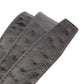 1.25" Smoke Grey Ostrich-Embossed Leather Strap - Anson Belt & Buckle