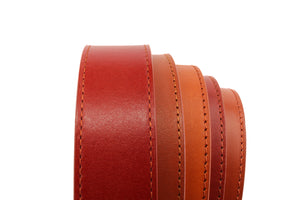 **FACTORY SECOND** 1.5" Saddle Tan Casual Leather - Mystery Strap