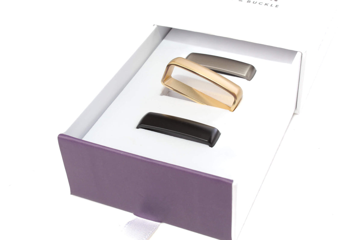 Metallic Loop Buckle 1.25” Metal Loops (Set of 3) – Anson Belt & Buckle