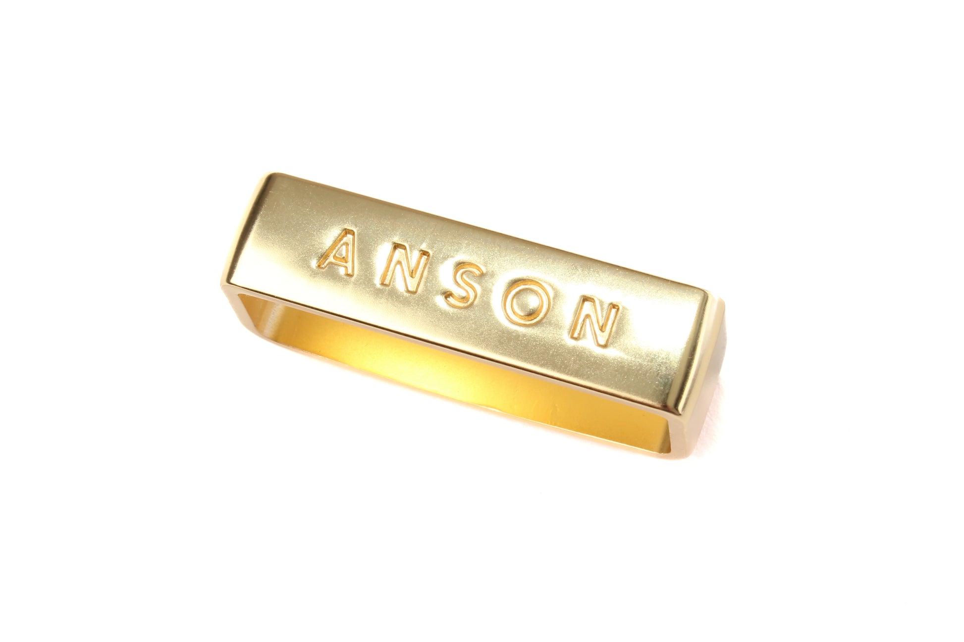 1.25” Metal Loop in Gold (Shiny) - Anson Belt & Buckle