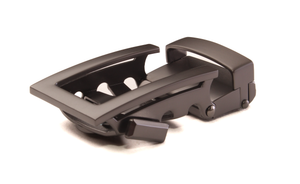 1.25" Traditional Buckle in Graphite - Nickel Free