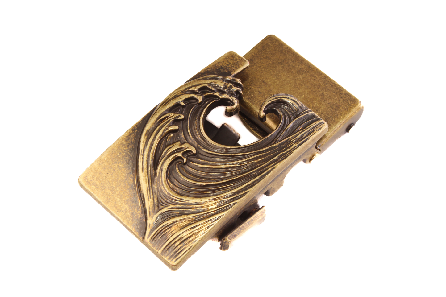 1.5" Wave in Antiqued Gold