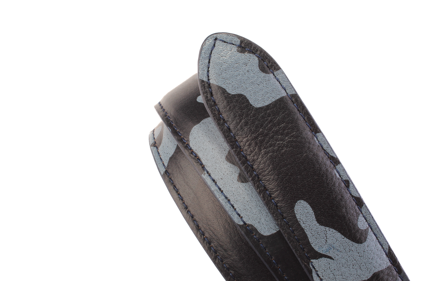 1.25" Blue Camo Italian Calfskin Strap