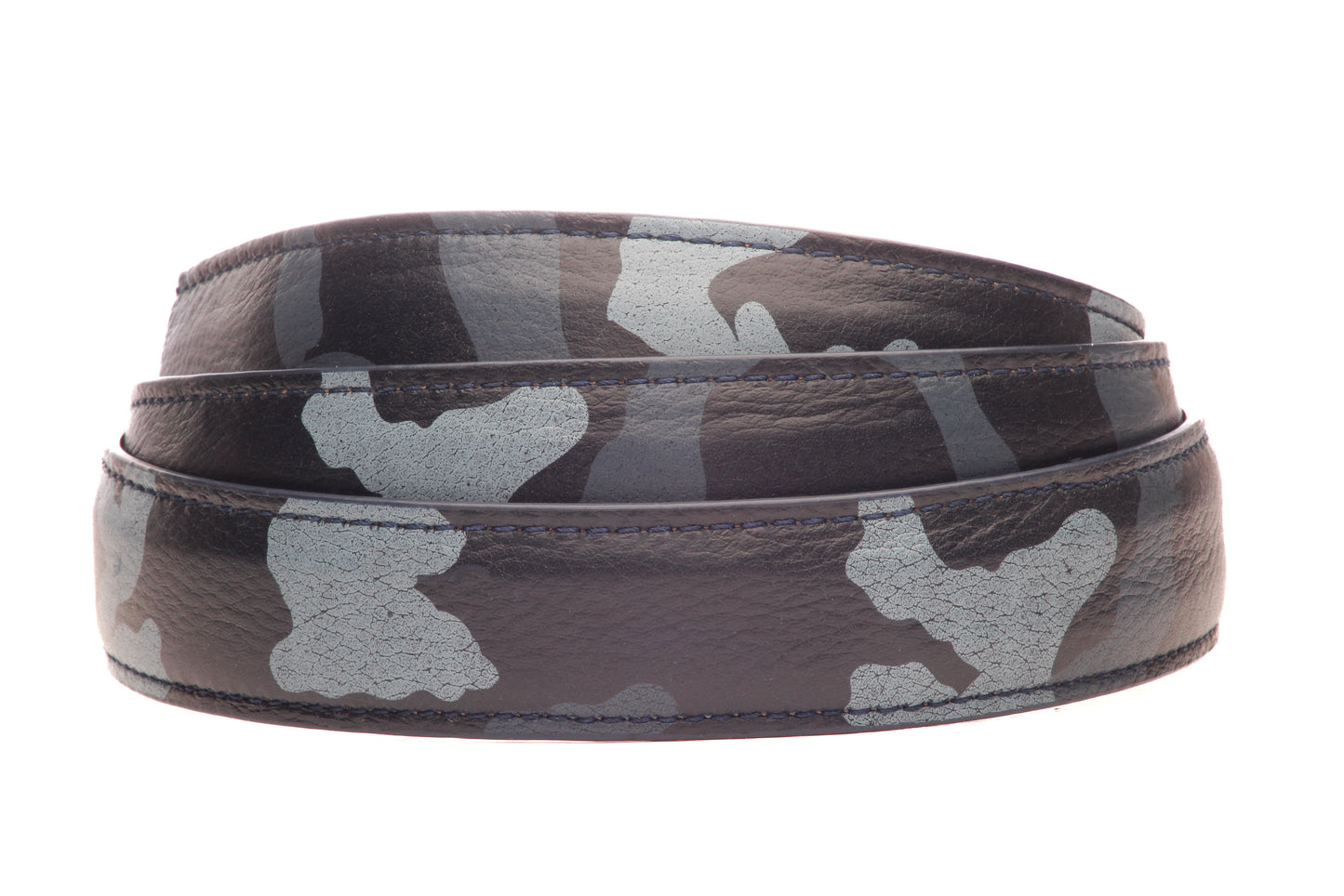 1.25" Blue Camo Italian Calfskin Strap