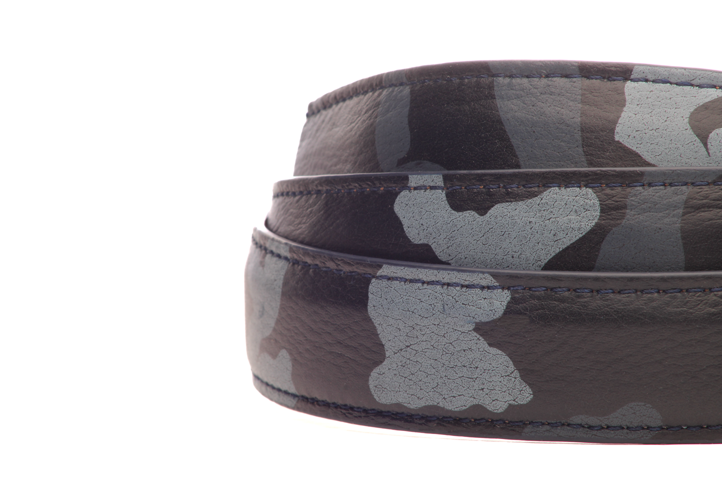1.25" Blue Camo Italian Calfskin Strap
