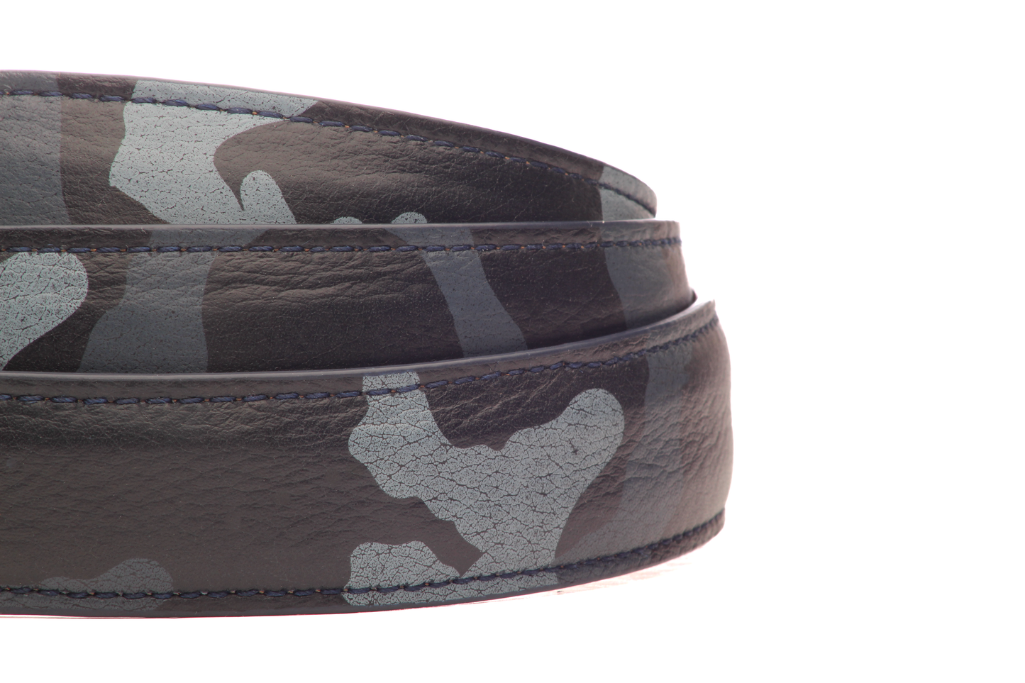 1.25" Blue Camo Italian Calfskin Strap