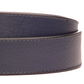 1.5" Navy Buffalo Vegetable Tanned Leather Strap
